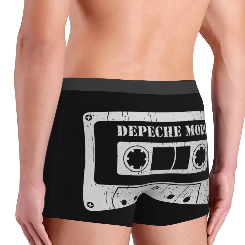 Custom Electronic Rock Depeche Cool Mode Boxers Shorts Men Briefs Underwear Cool Underpants