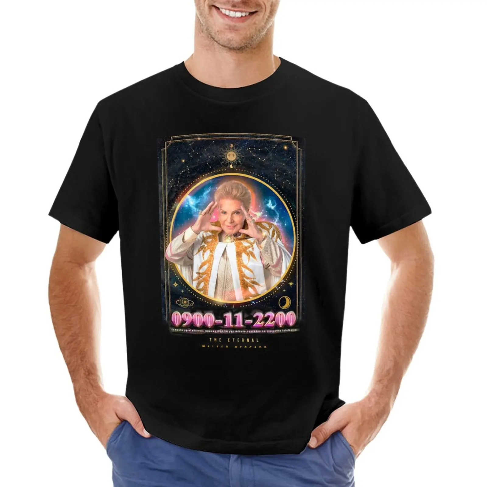 

WALTER MERCADO T-Shirt sweat shirts Short sleeve tee graphic t shirts Men's cotton t-shirt