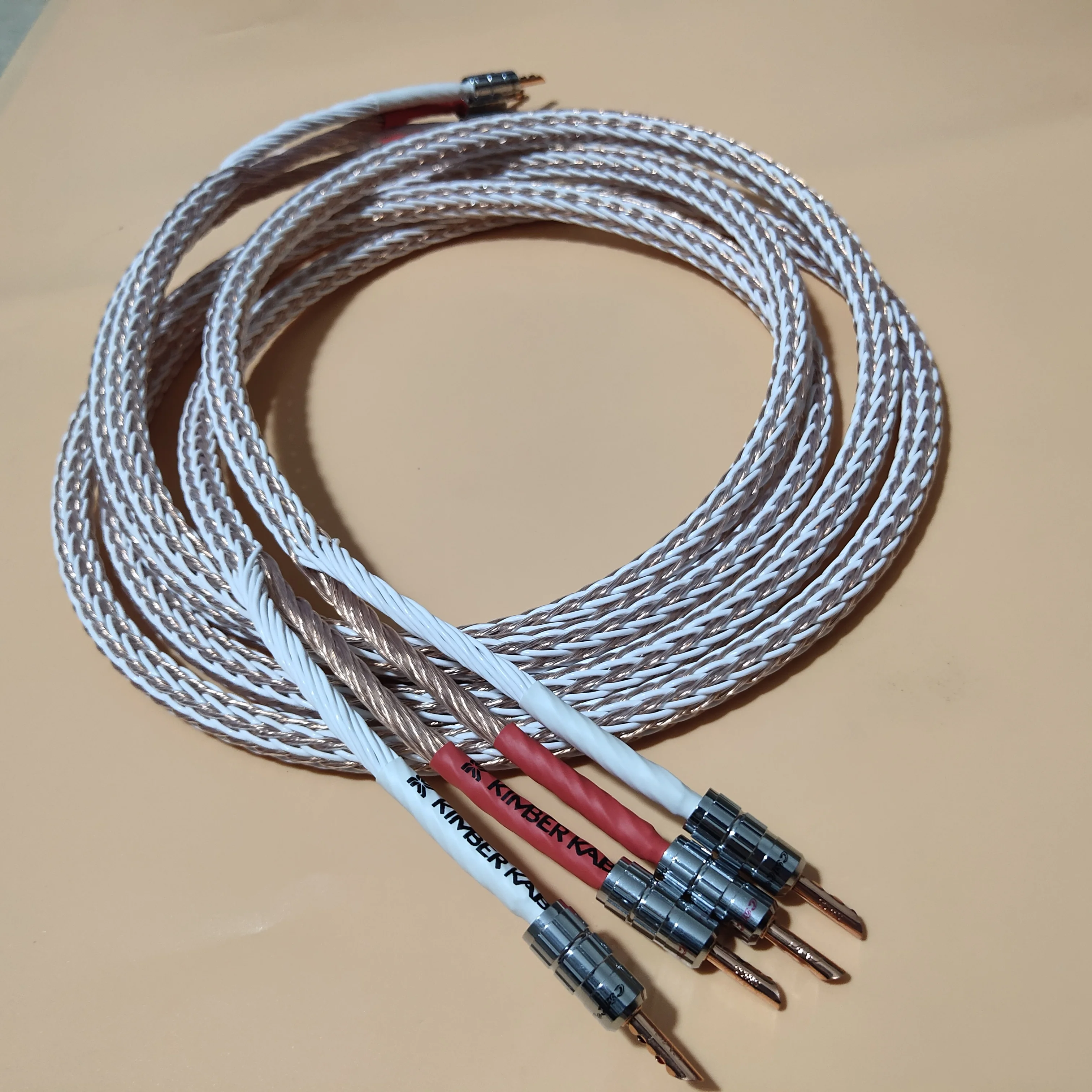 HIFI Speaker cable Hiend CMC pure copper Banana Plug 12TC 24 Core OCC