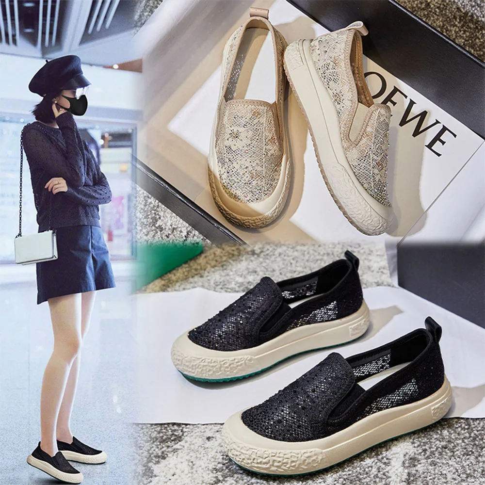 

2024 Spring/Summer New Thick soled Fisherman Casual Genuine Leather Single Shoes Shallow Mouth Flat Shoes One Step Women's Shoes
