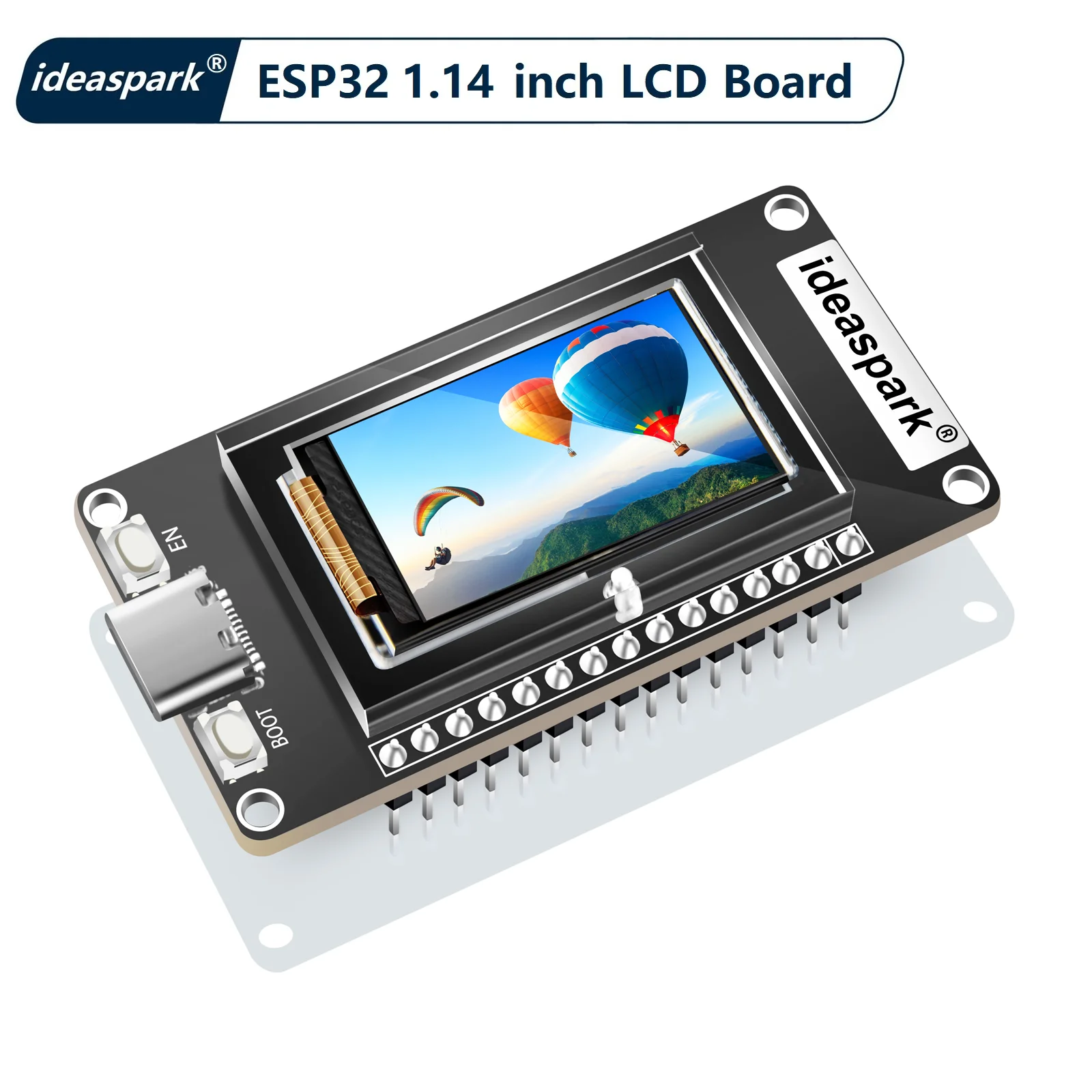 Ideaspark esp32 development board 1 14 in st7789 135x240 tft lcd