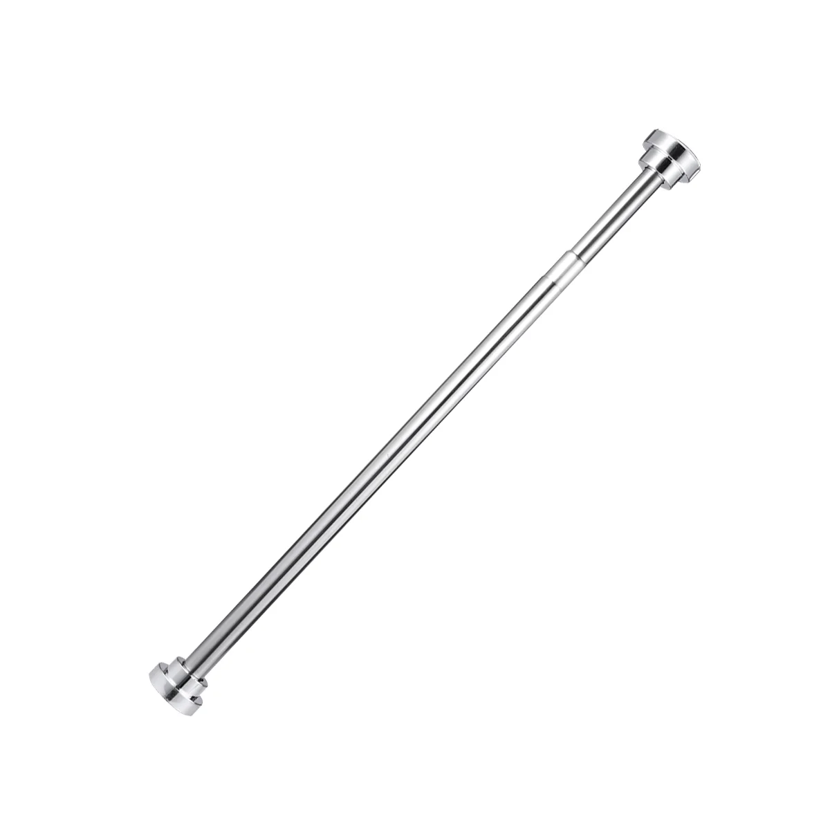 

Adjustable Stainless Steel Spring Tension Rod Rail for Clothes / Towels / Curtains (Silver, 55CM to 85CM)