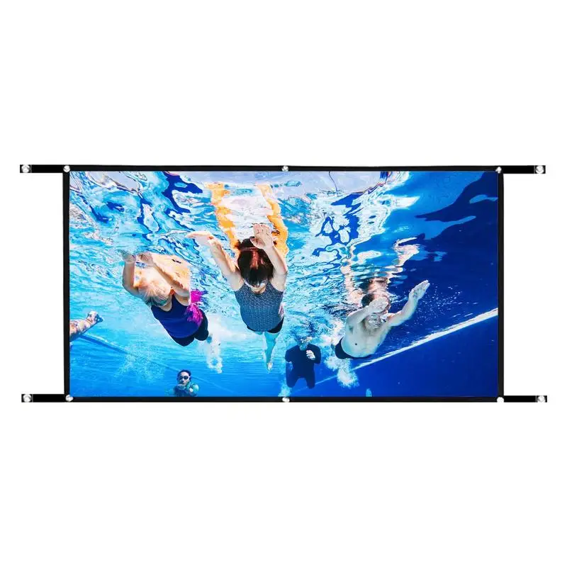 

Outdoor Movies Screen 3D Projector Screen Frame Foldable Movie Screen For Projectors Home Cinema Theater Presentation Education