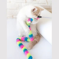 Cat Toy Feather Cat Teaser Wand – Interactive and Fun Cat Toy