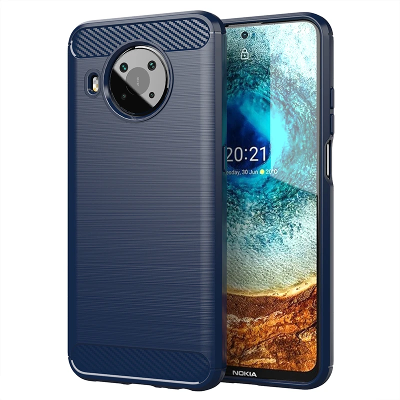 Premium Soft Silicone Armor Case - Slim Carbon Rubber TPU Cover