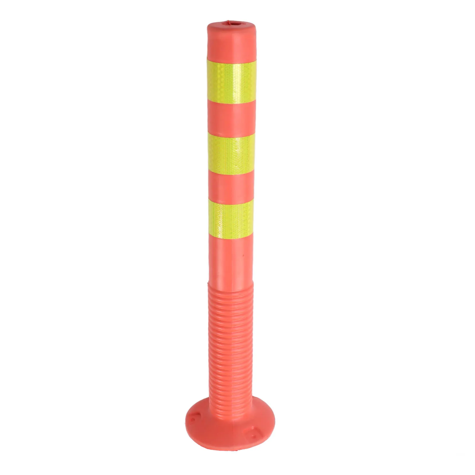 Security Road Post Practical High Hardness Bright Color Traffic Delineator Post 75cm Stable Base Multifunctional for Outdoor