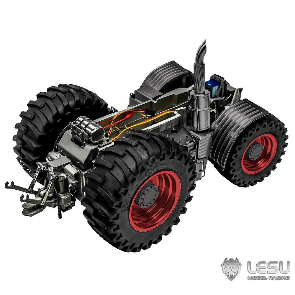 LESU 1/16 New 4X4 Metal Chassis For 1050 RC Tractors Remote Control Car DIY Model Unpaint Construction Vehicle Toy Gift 4