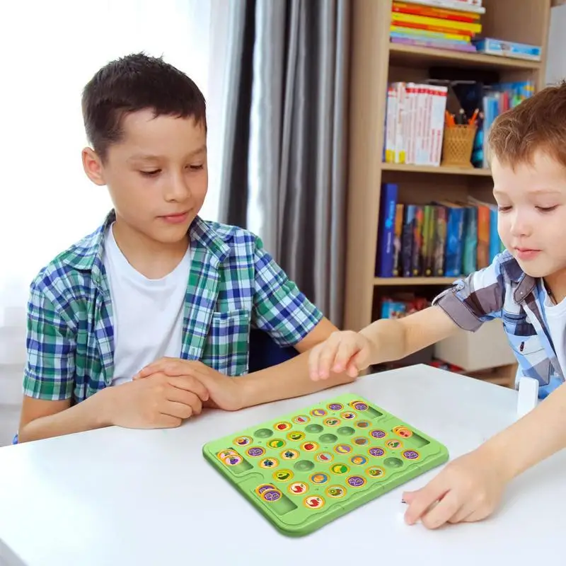 Game Board Travel Fruit Flipping Chess Classic Strategy Game Fruit Flipping Card Board Educational Family
