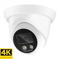 Nouvelle caméra IP 4K 8MP avec audio, extérieure, AHD H.265 Onvif, grand angle 2,8 mm, vision nocturne couleur IA, vidéosurveillance domestique 1