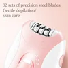 Kemei Epilator Man Women Electric Lady Body Hair Remover Removal Shaver Leg Armpit Face Hair Depilatory Rechargeable 2 Speeds 2
