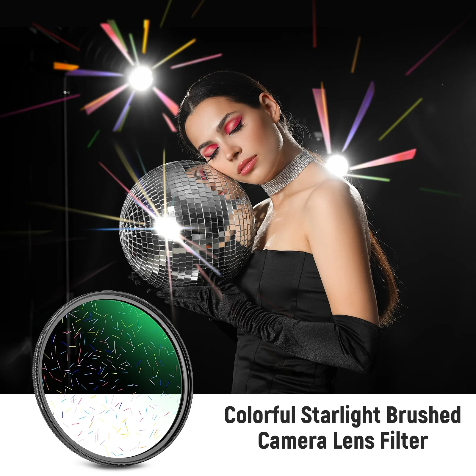 NEEWER Colorful Starlight Brushed Lens Filter