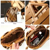 Trendy Vegan Leather Woven Tote Bag for Women Top Handle Purses and Handbags Fashionable Crossbody Shoulder Bag Tote Purses 2025 - Image 2