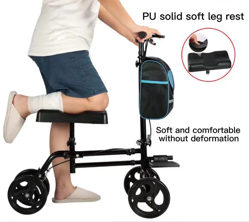 Medical Leg Knee Walker Aid Crutch Scooter Knee Leg Walking Orthopedic Armpit with Leg Rest For Fracture Broken Leg Amputation 12 Medical Leg Knee Walker Aid Crutch Scooter Knee Leg Walking Orthopedic Armpit with Leg Rest For Fracture Broken Leg Amputation 6