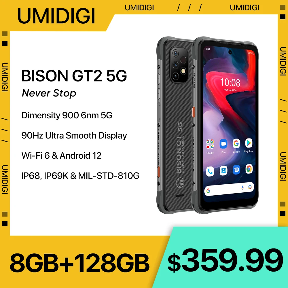 新品未使用　UMIDIGI BISON GT2 5G防水防塵耐衝撃タフネススマホ