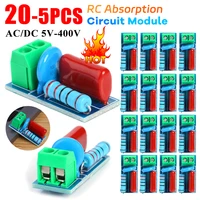 RC Absorption Circuit Module Relay Contact Protection Resistance Surge AC/DC 5V-400V Snubber Board Anti-interference Module - Image 2