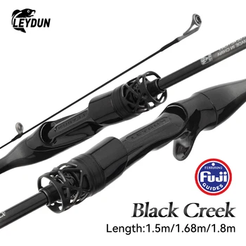 LEYDUN Black Creek Carbon Fiber Spinning/Casting Rod 1.5–1.8m 1