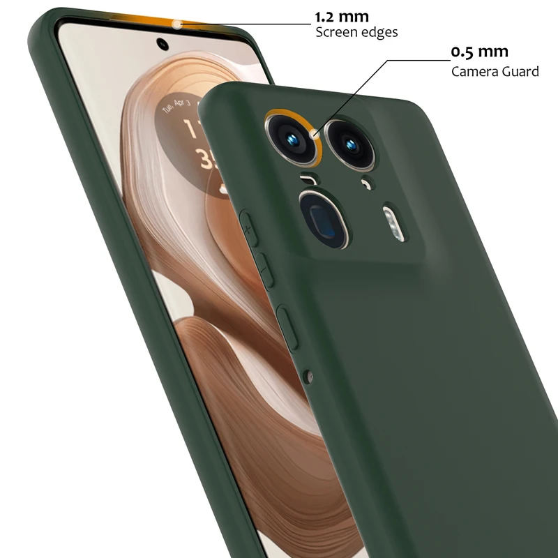 Magnetic Soft Liquid Silicone Strap Case with Microfiber Lining