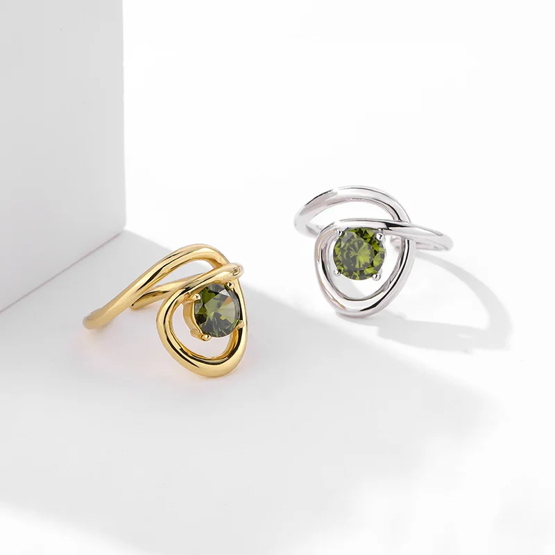 

Серебро 925, кольца Joias Ouro, золото 18 карат, женские дизайнерские корейские офисные Свадебные аксессуары 2021, трендовые красивые украшения, Орга...