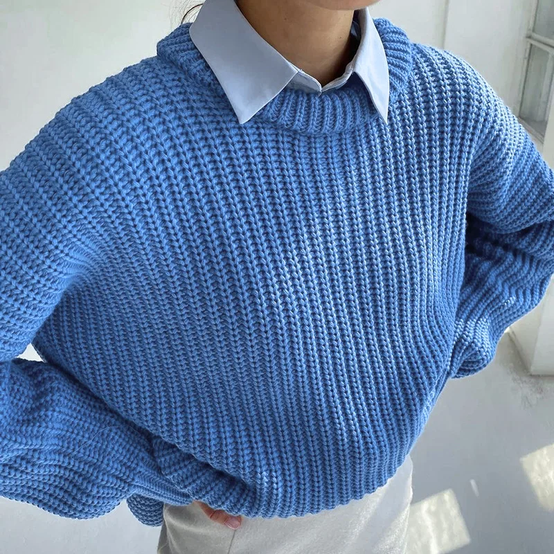 ตัวเลือกสินค้า เสื้อสเวตเตอร์ผู้หญิง อบอุ่นสบาย ฤดูใบไม้ร่วง-หนาว