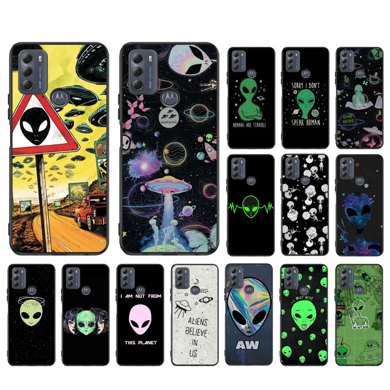 

Alien Phone Case For Moto G84 G22 G32 G42 G52 G62 G53 G72 G60 G60S G100 G10 G20 G30 G13 G50 G 5G G Pure