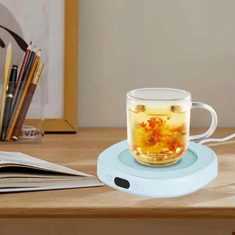 Mug Warmer 3 Temperature Desk Coffee Warmer Beverage Warmers 8H Auto Shut Off Smart Cup Warmer Thermostat Coaster For Hot Coffee