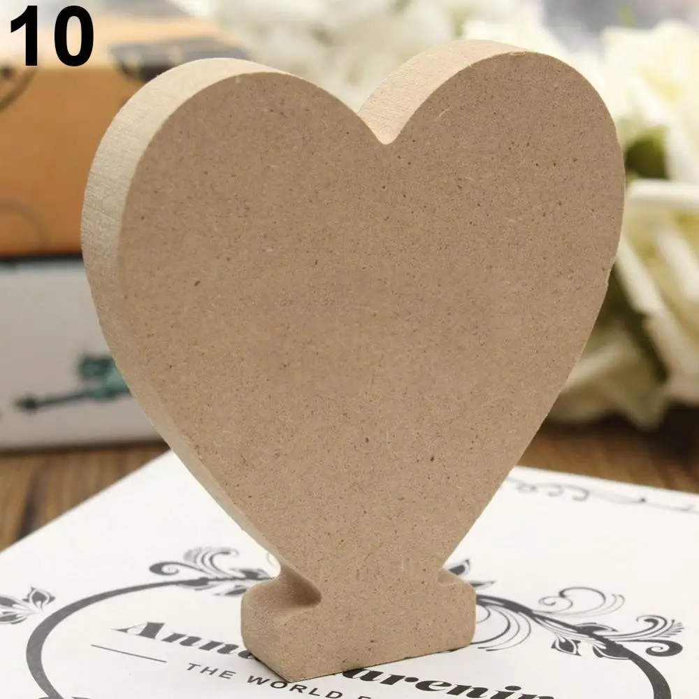 10cm Freestanding Wooden Letters 6