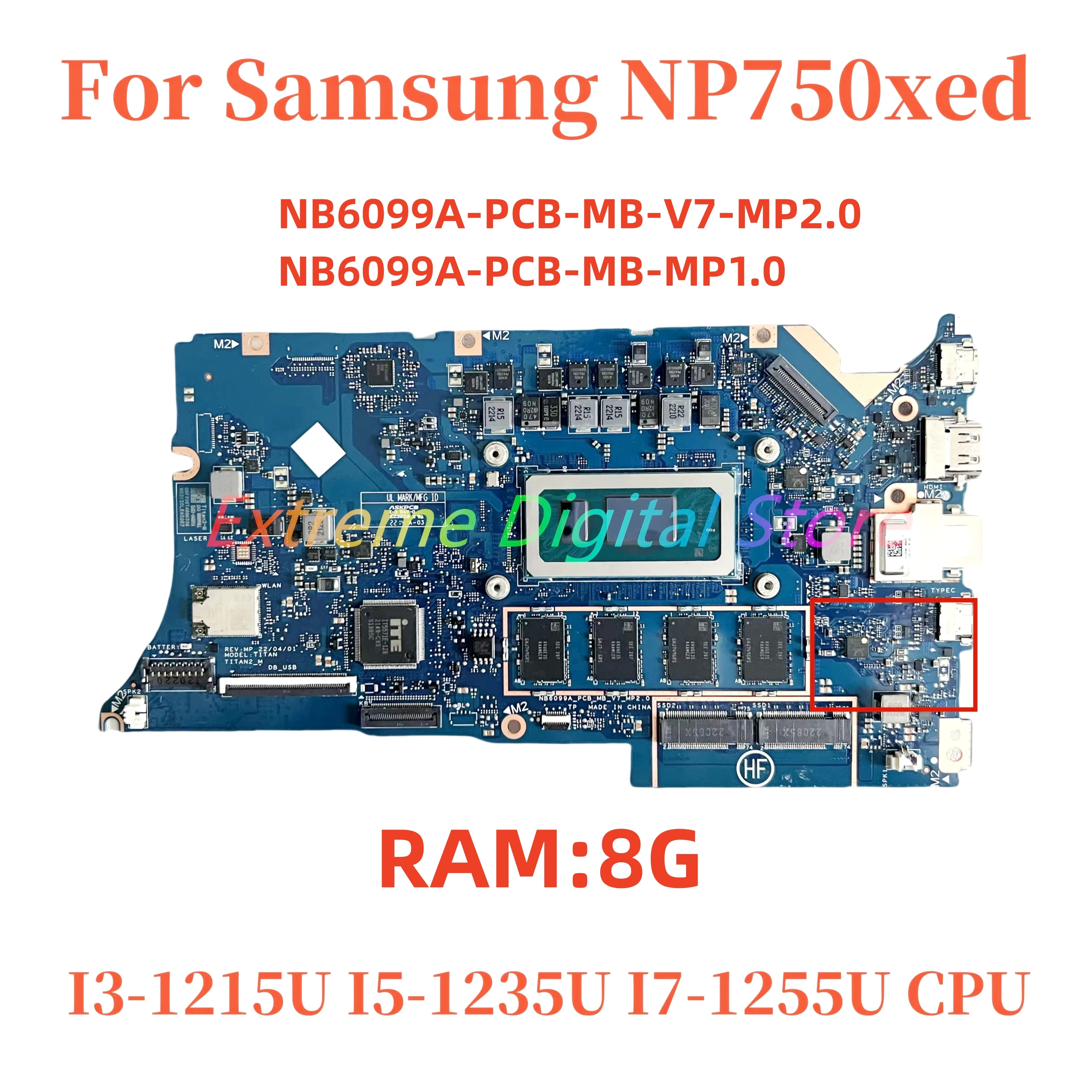 For Samsung NP750xed
