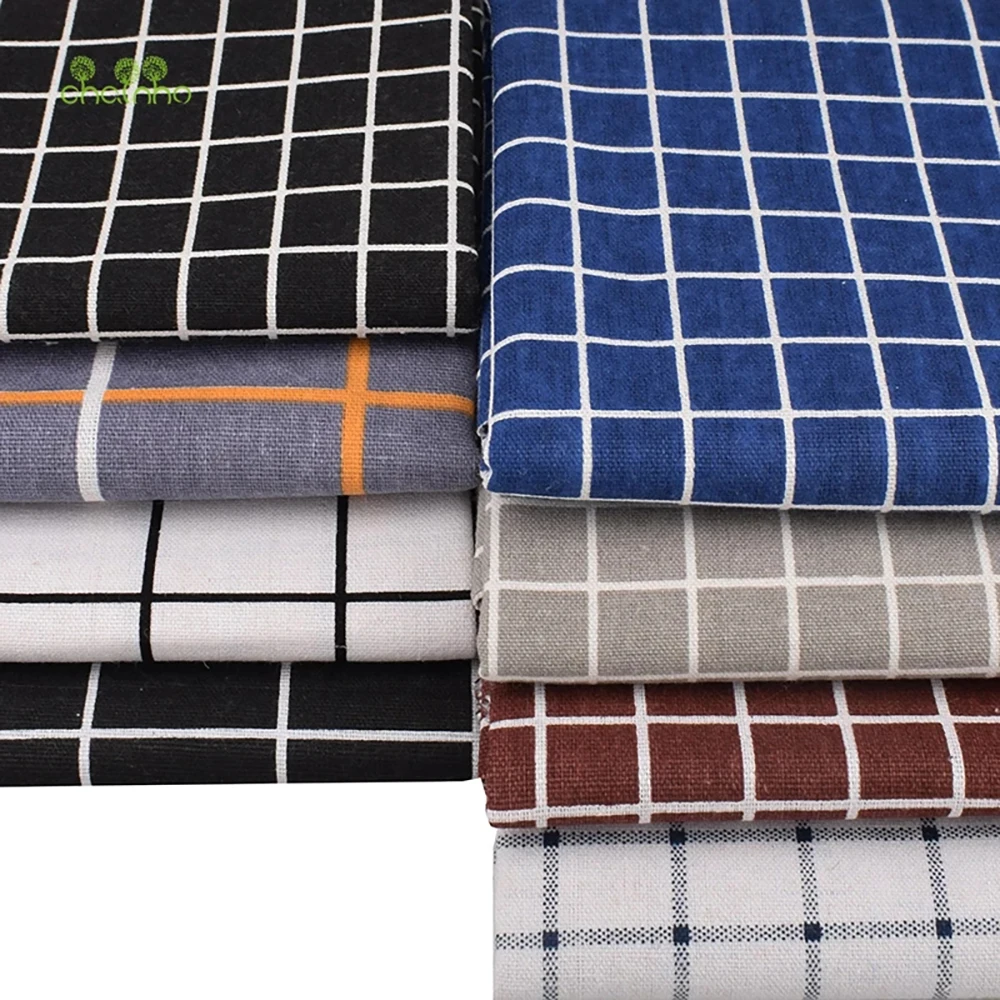 Chainho,Printed Cotton Linen Fabric,DIY Sewing & Quilting Material,For Sofa,Table Cloth,Curtain,Bag,Cushion,Furniture Cover CL19