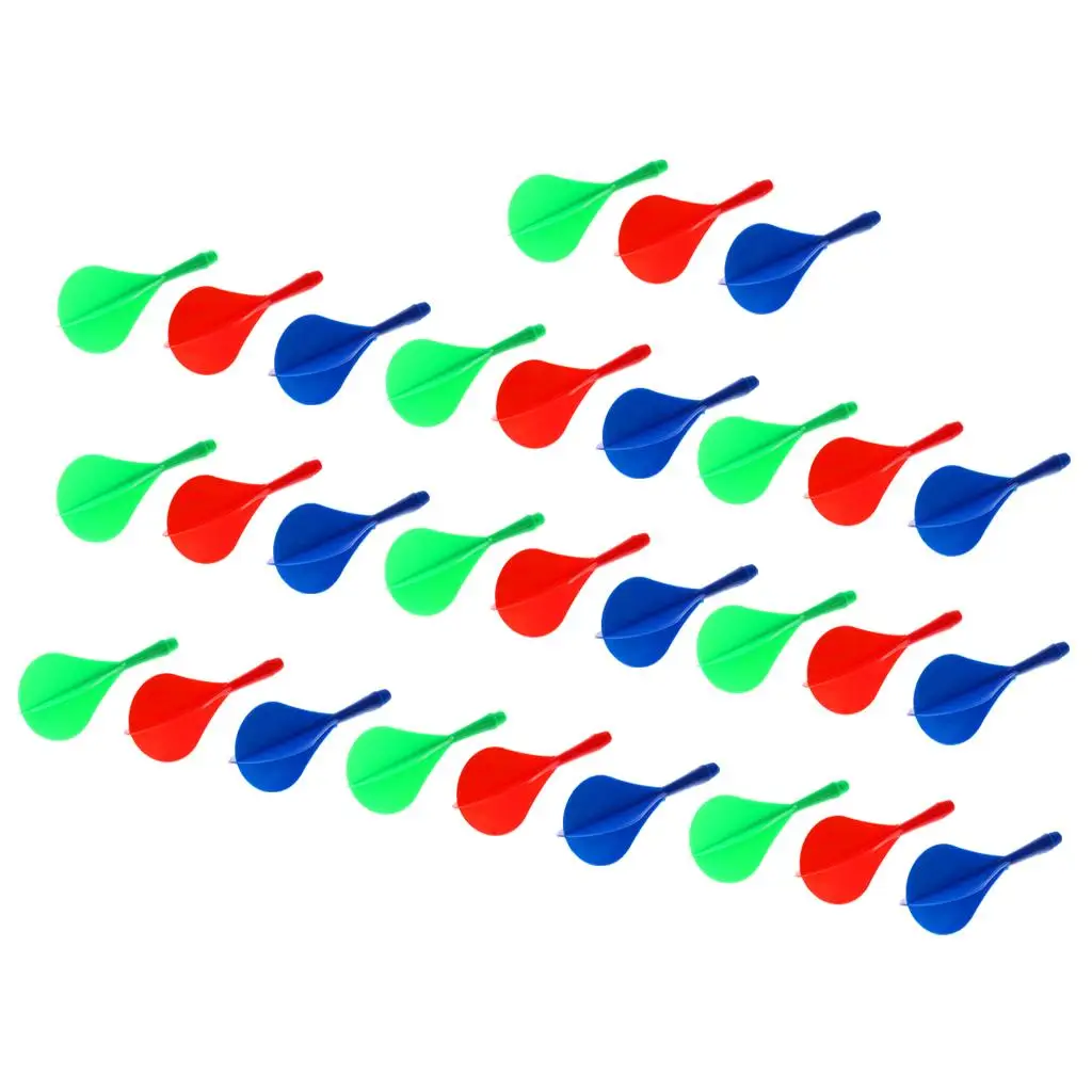 9-teiliges Dartpfeil Set Mit Metallspitzen - 3 Farben Für Kinder Und Erwachsene