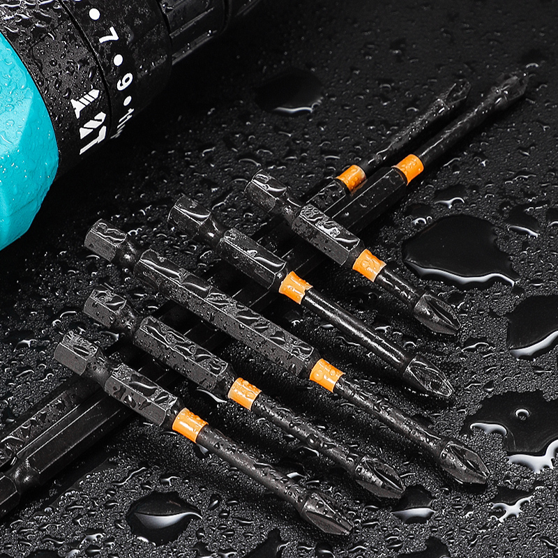 Magnetic Batch Head Impact Strong Cross High Hardness Anti Non-slip Waterproof Ph2 Screwdriver Bit Set Mini 25/50/65/70/90/150mm
