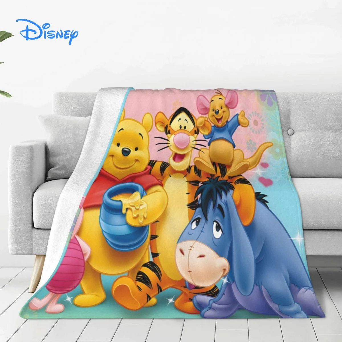 

Disney Winnie the Pooh Throw Blankets On Bed Sofa Air Condition Sleeping Cover Bedding Throws Bedsheet For Kids