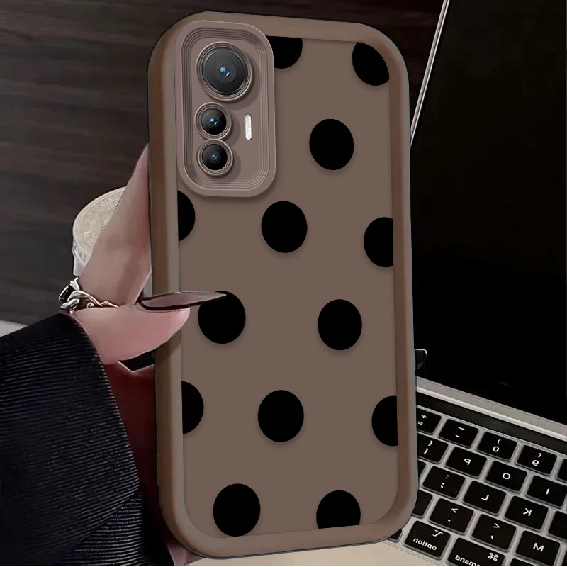 Chic Polka Dots Protective Phone Case Cover