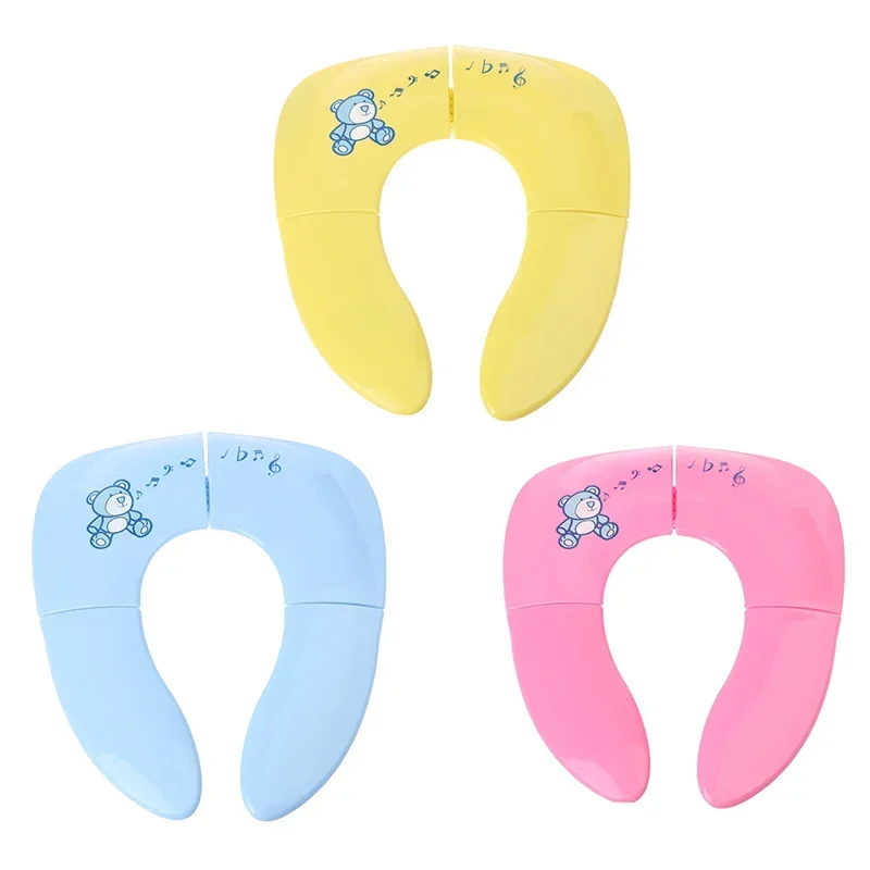 Baby Travel Toilet Training Seat Folding Potty Seat Travel Potty Seat Pad  Toddler Portable Kids Urine Assistant Cushion 3