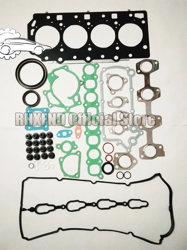 Engine Rebuilding Kits D4CB Gasket Set 20910-4AB01 20910-4AU02 for Hyundai H1 H200 Starex P orter also for Kia Sorento 2.5TCI