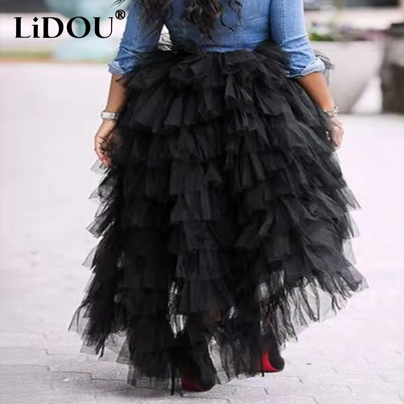 Рисунок 4 - Юбка женская сетчатая однотонная с оборками