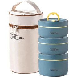 Insulated Stackable Lunch Container Set - Portable & Thermal Food Storage - 800-1000ml (2)