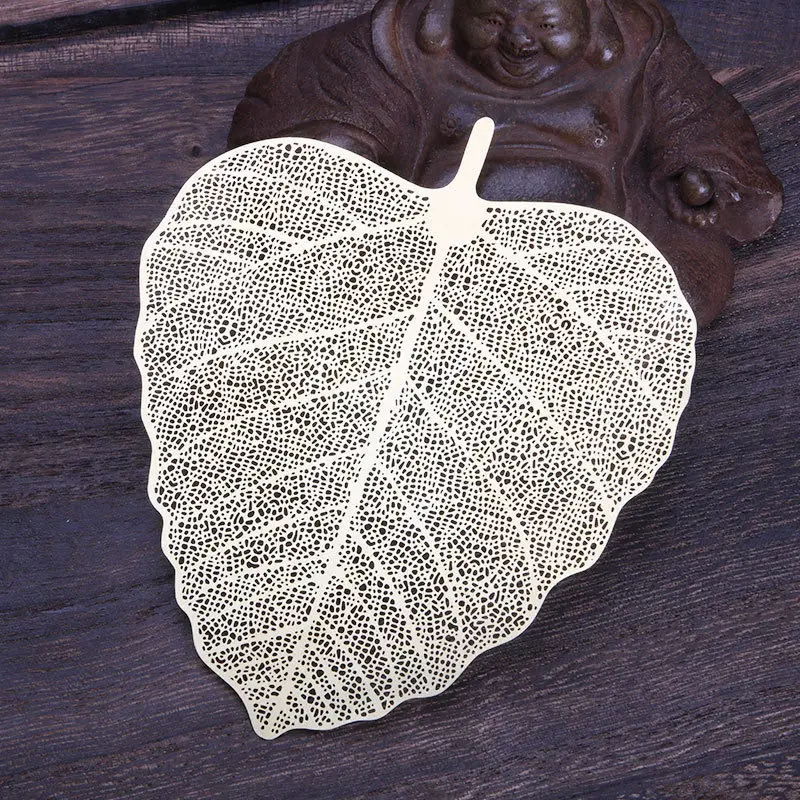 Metal Leaf Tea Leakage Tea Set Accessories Residue Filter Can Be Used As Bookmark And Easy To Clean