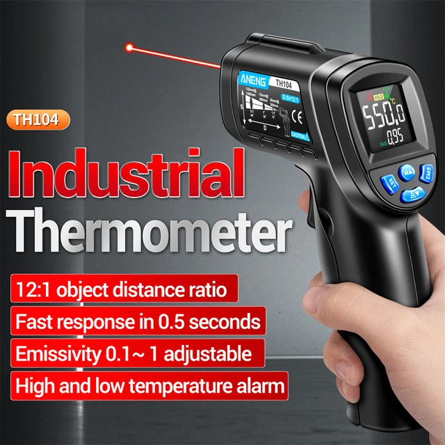 Infrared Laser Temperature Tester Meter Gun  Temperature Humidity  Instruments - Thermometer Hygrometer - Aliexpress