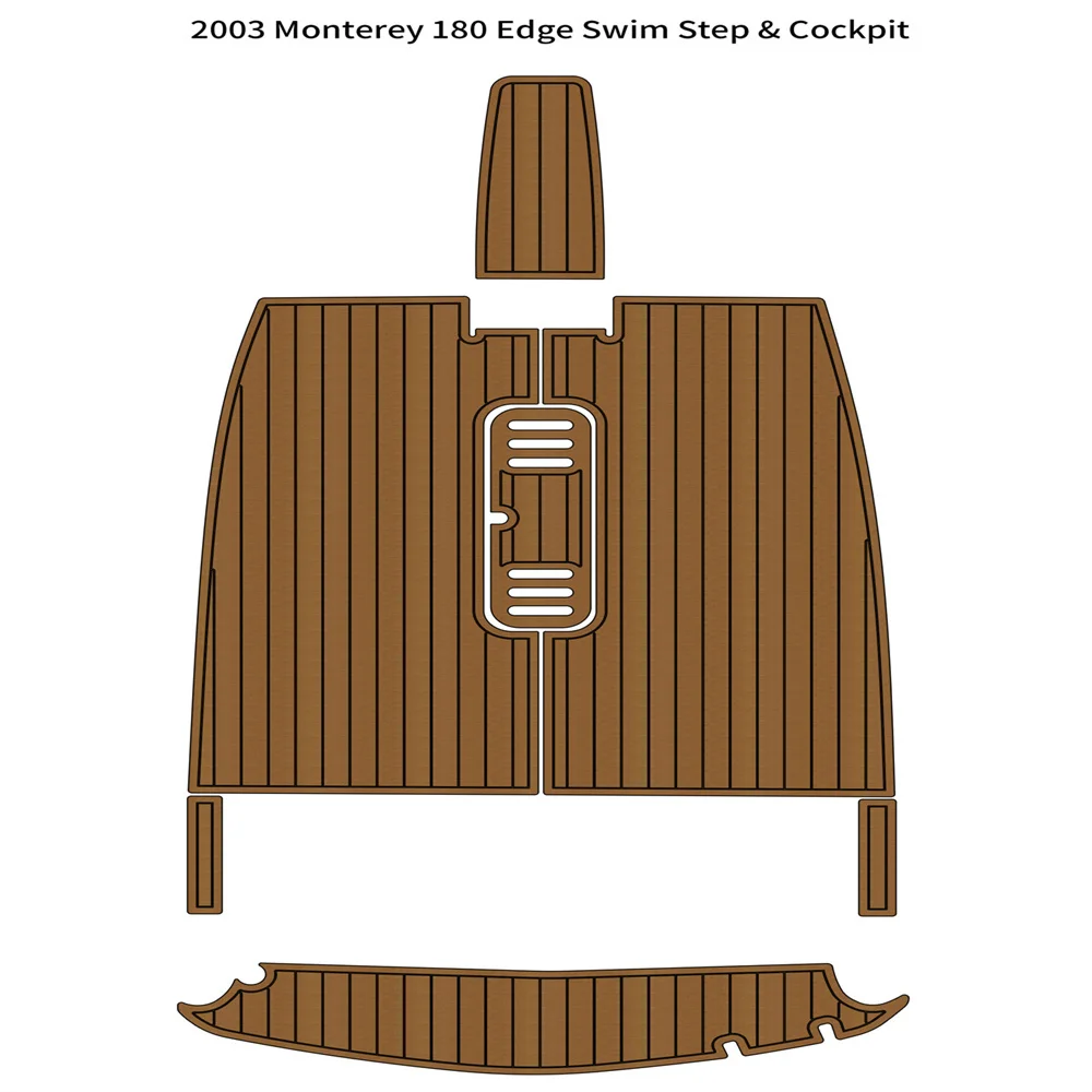 

2003 Monterey 180 Edge кабина для плавания, лодка из искусственной пены EVA, напольная подушка из тика
