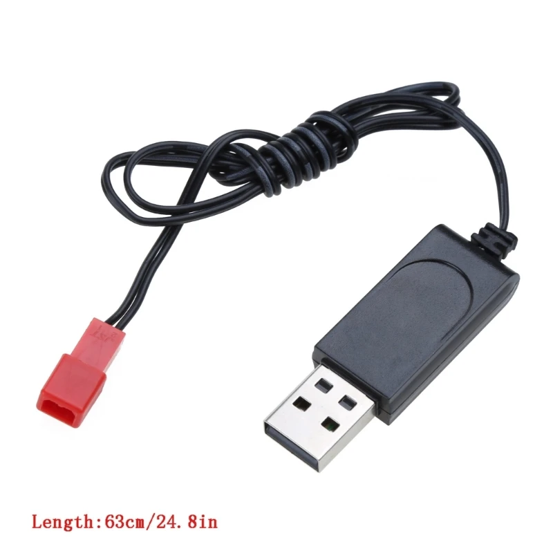 Charging Cable USB Charging Cable USB 3.7v 500mA Battery Unit USB Charger Packs JST Red Female Plug for Electric Toys R/C Helicopter Aircraft Charger