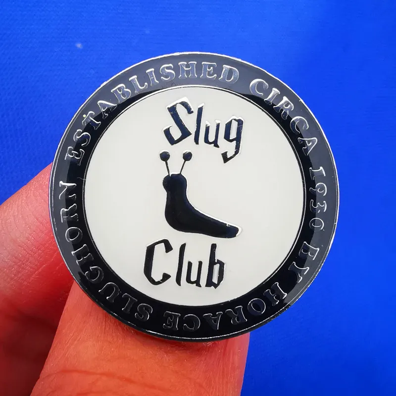 Hp Slug Club Enamel Pin Horace Slughorn Professor Elite Club Brooch 