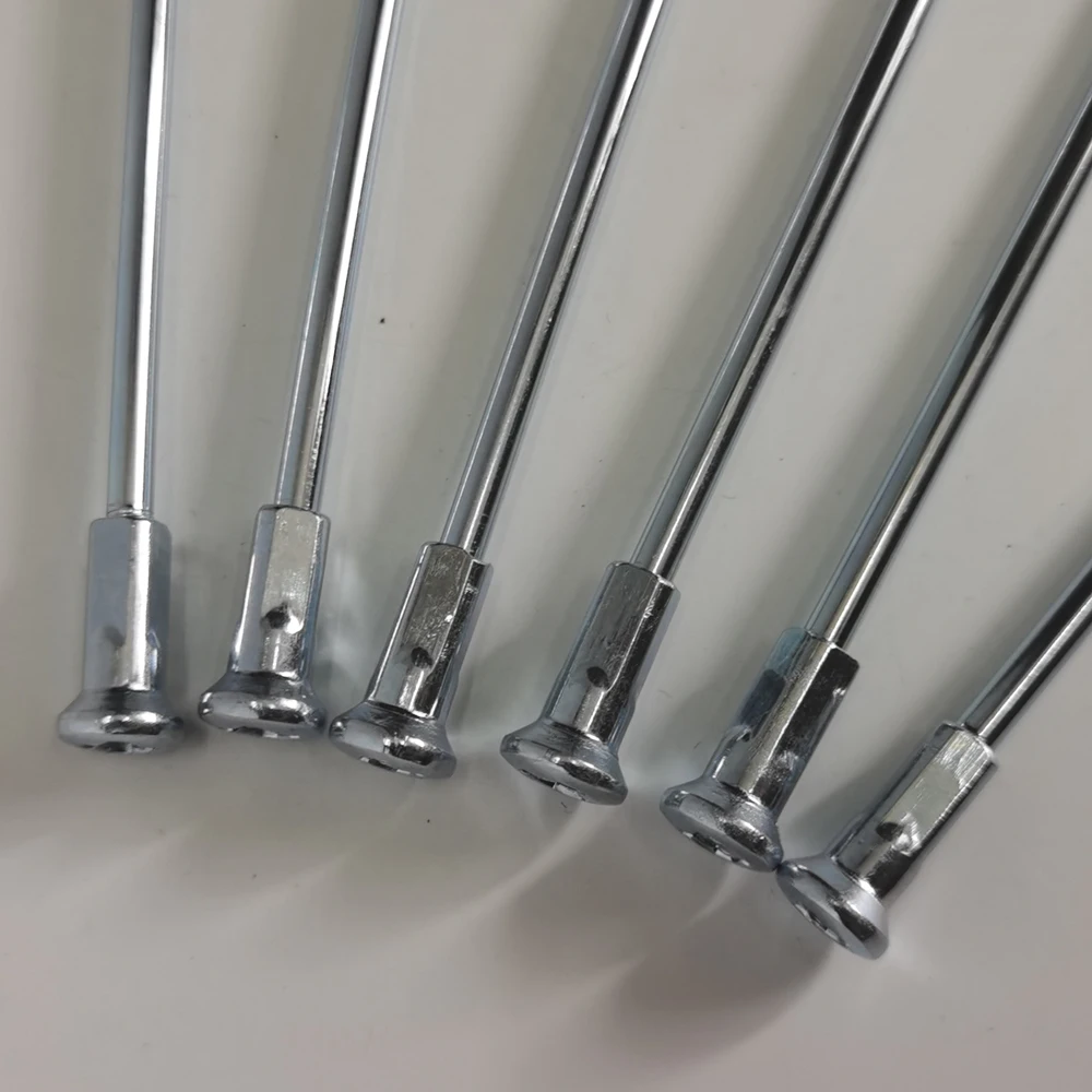 Electric bicycle 10G Diameter 3.18mm Length 80-205mm spokes #45 Steel + nipples 36 pcs/lot