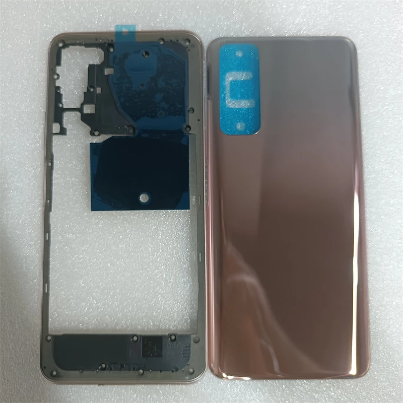 Для Huawei P Smart 2021 / Y7A PPA-LX2 LX3 полный корпус средняя рамка + Крышка батарейного отсека задняя крышка Корпус Запасные части