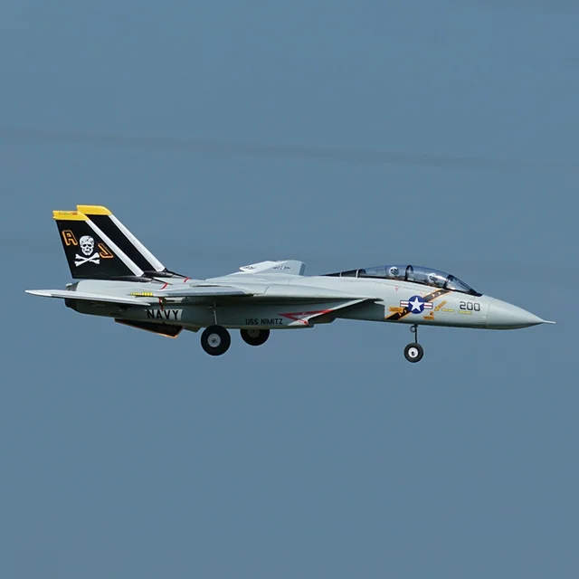 XFly Fast Flying Double 40mm F-14 Double-engine Ducted Fighter Electric Model Aircraft Fixed Wing RC Airplane 4