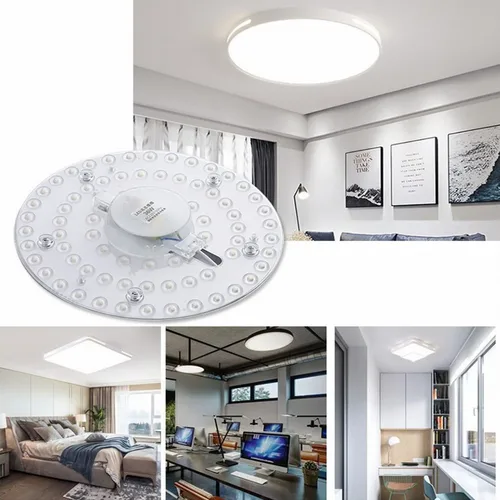 LED 원형 링 패널 천장 보드 조명, SMD LED 원형 조명, AC 220V 230V 240V LED 조명, 50W 36W 24W 18W 12W 5