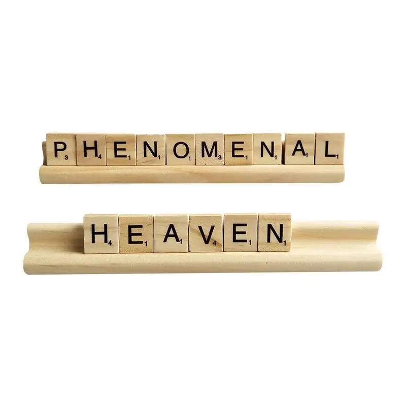 Set Di 4 Rack Domino Portatile In Legno Naturale In Legno Massello Domino Vassoio Portaoggetti Antiscivolo Staffa Base Domino Per Bambini Adulti