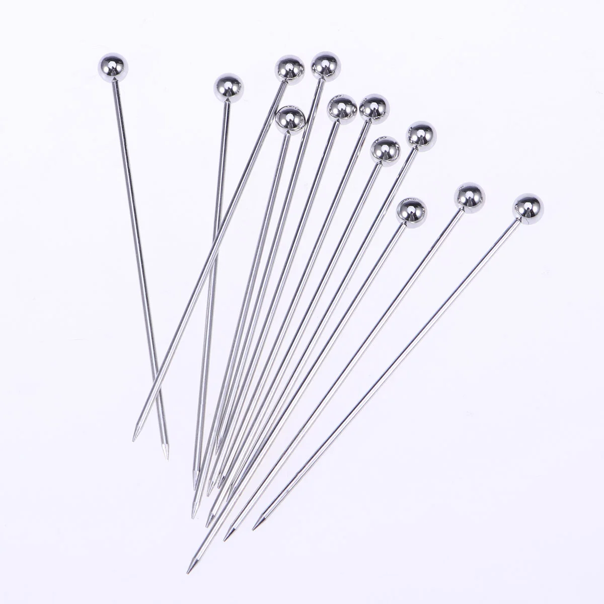 

Delicate Creative Fashion Stainless Steel Exquisite Fruit Picks Cocktail Decor Picks Cocktail Sticks for Party Bar Banquet