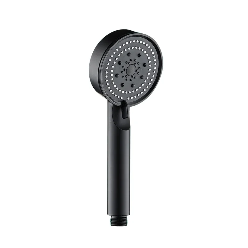 5 Modes Adjustable Rain Drenching Mode Black Bath Shower Head Head Water Saving High Pressure Showerhead Bathroom Accessories 6