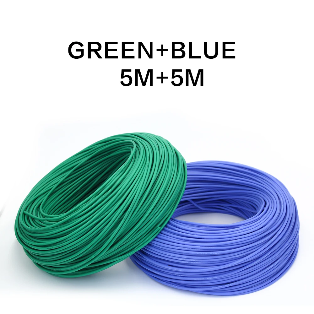 High-Quality 10-Meter Dual-Color Silicone Wire Cable