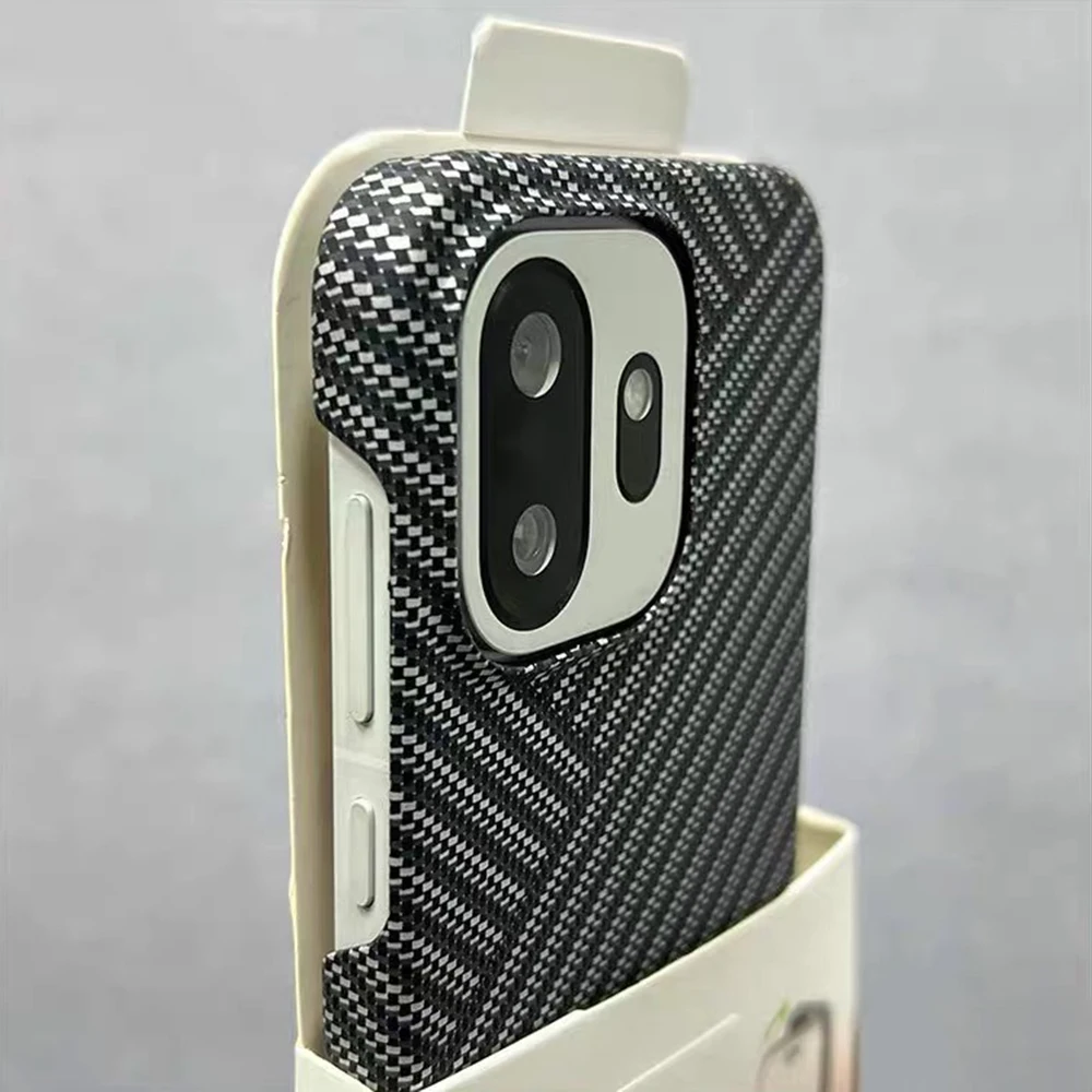 Ultra Thin Carbon Fibre Kevlar Pattern Half-Pack Rugged Armor Case Cover